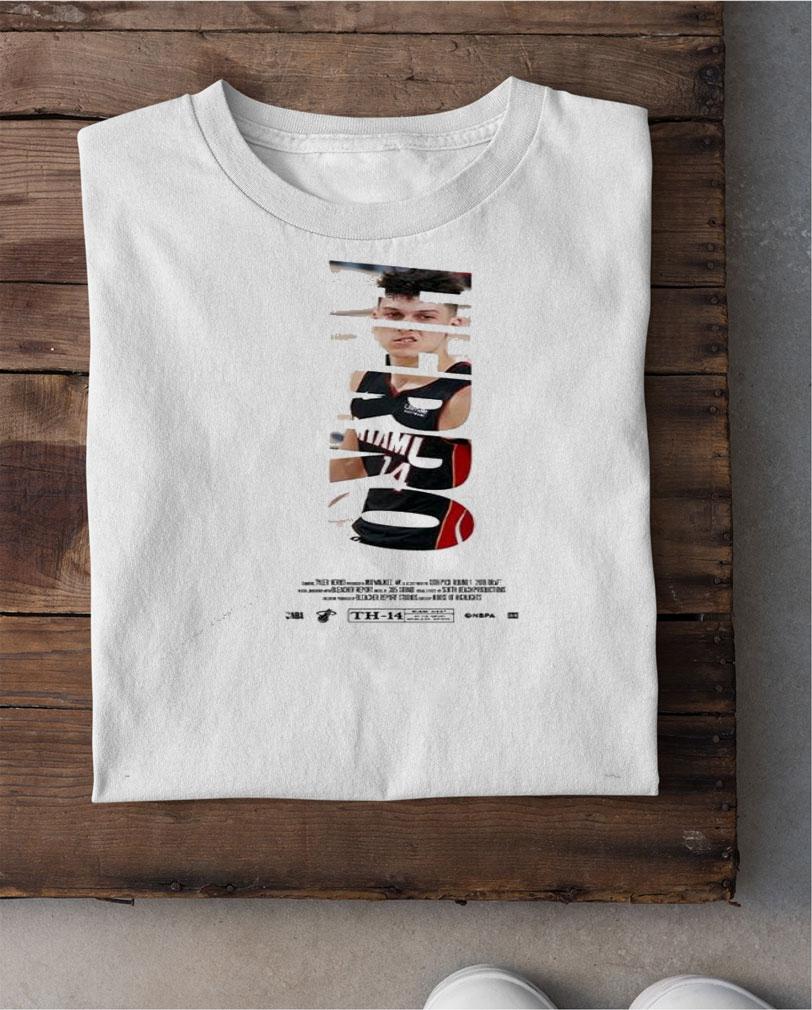 Tyler Herro Miami Heat Check the Credits Player shirt shirt