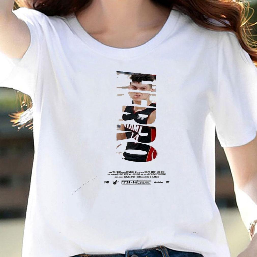 Tyler Herro Miami Heat Check the Credits Player shirt woman shirt