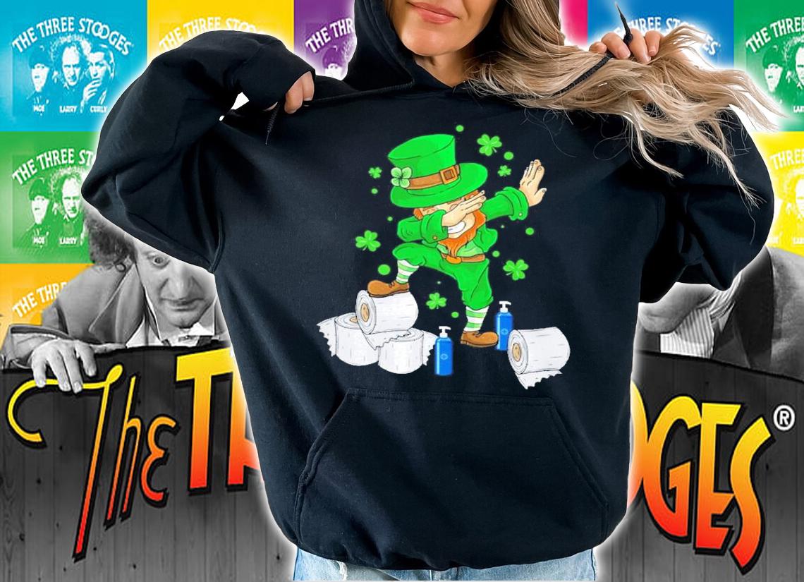 St Patrick's Day dabbing Leprechaun shirt hoodie