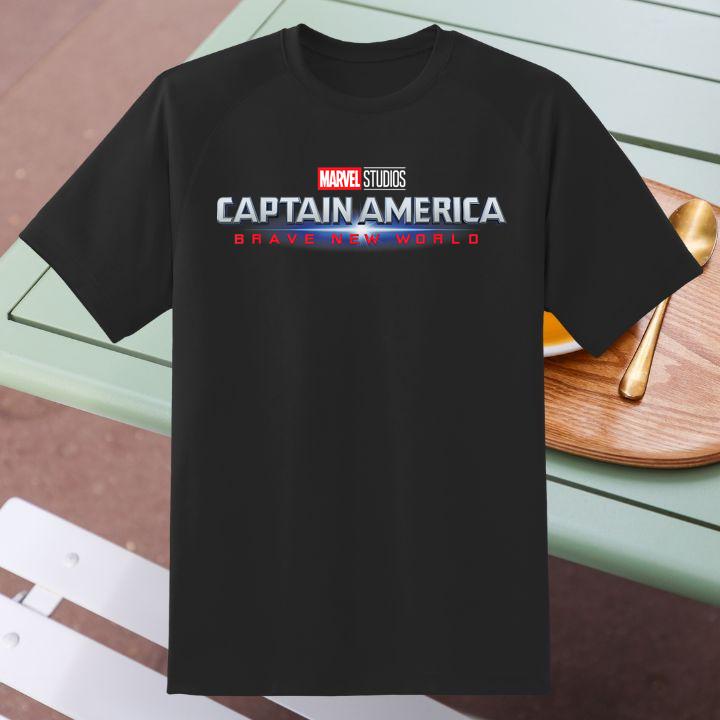 Marvel Studios Captain America Brave New World Movie Logo Shirt