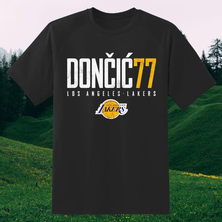 Luka Doncic 77 Los Angeles Lakers Basketball T-Shirt
