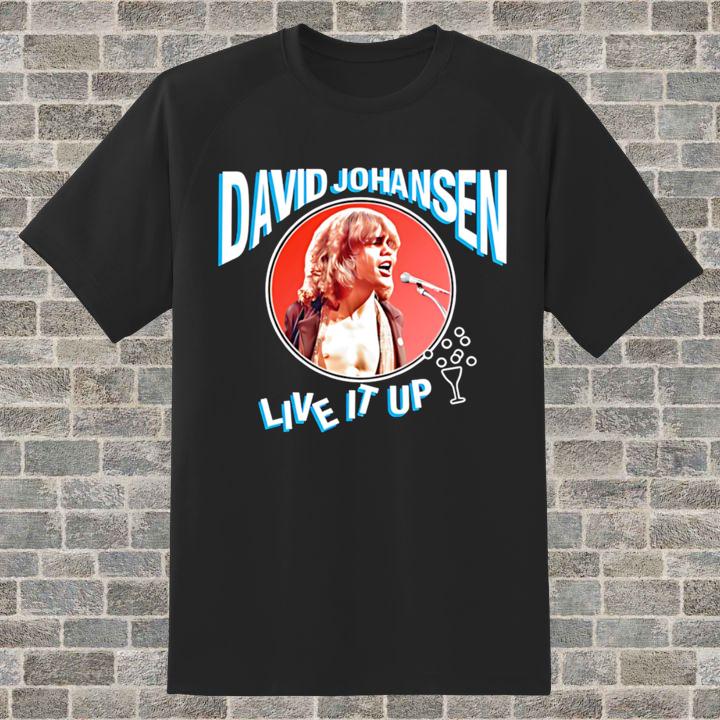 David Johansen Live It Up Vintage Concert Tribute T-Shirt
