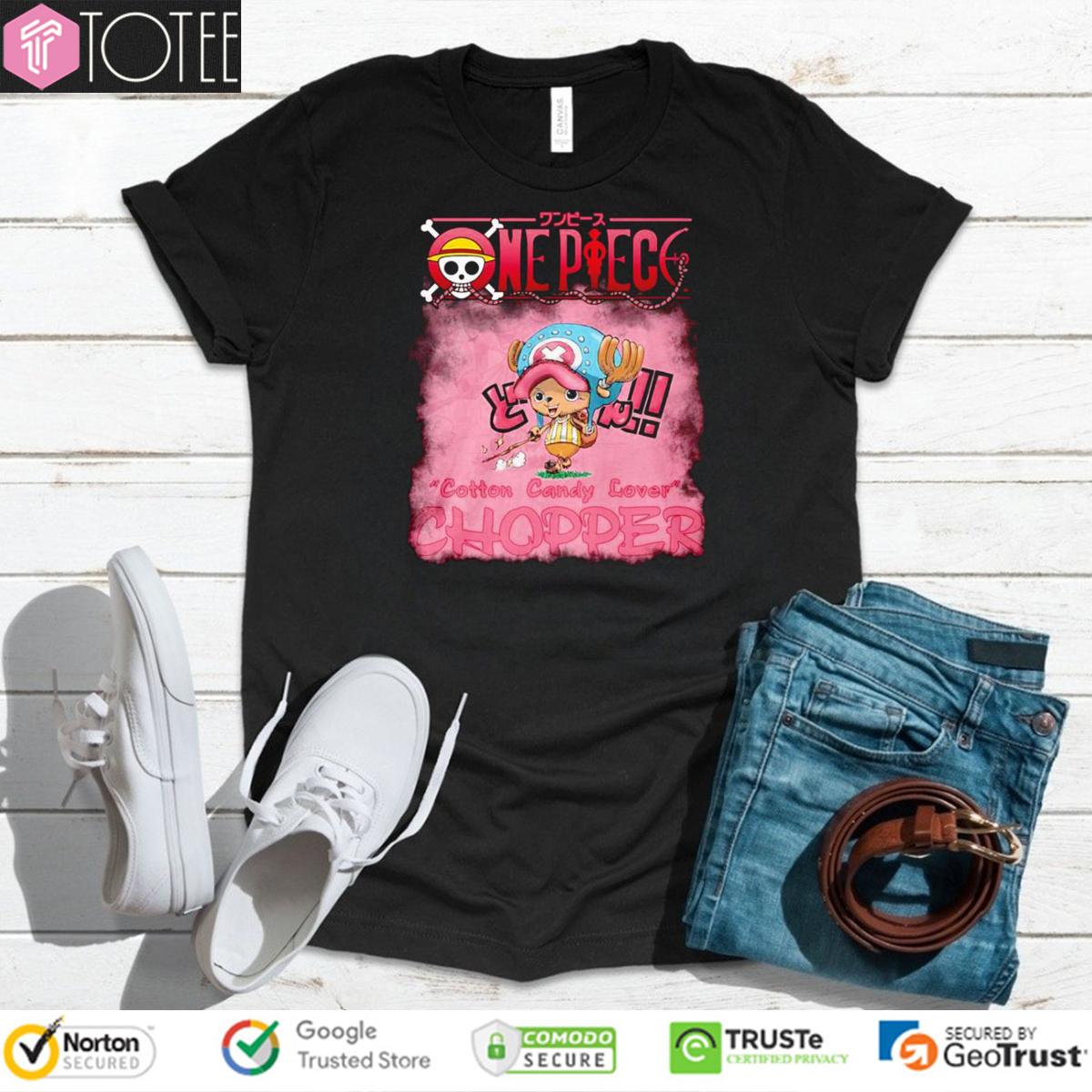 One Piece Cotton Candy Lover Chopper Cute Anime T-Shirt