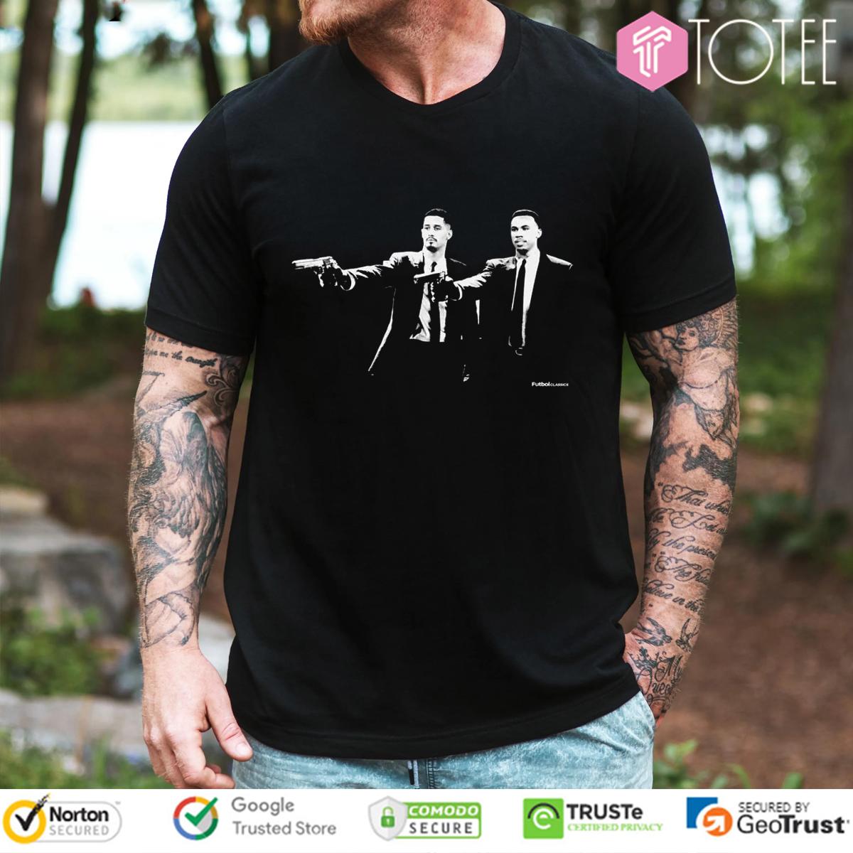 William Saliba And Gabriel Magalhães Parody Pulp Fiction Arsenal Fc T-Shirt