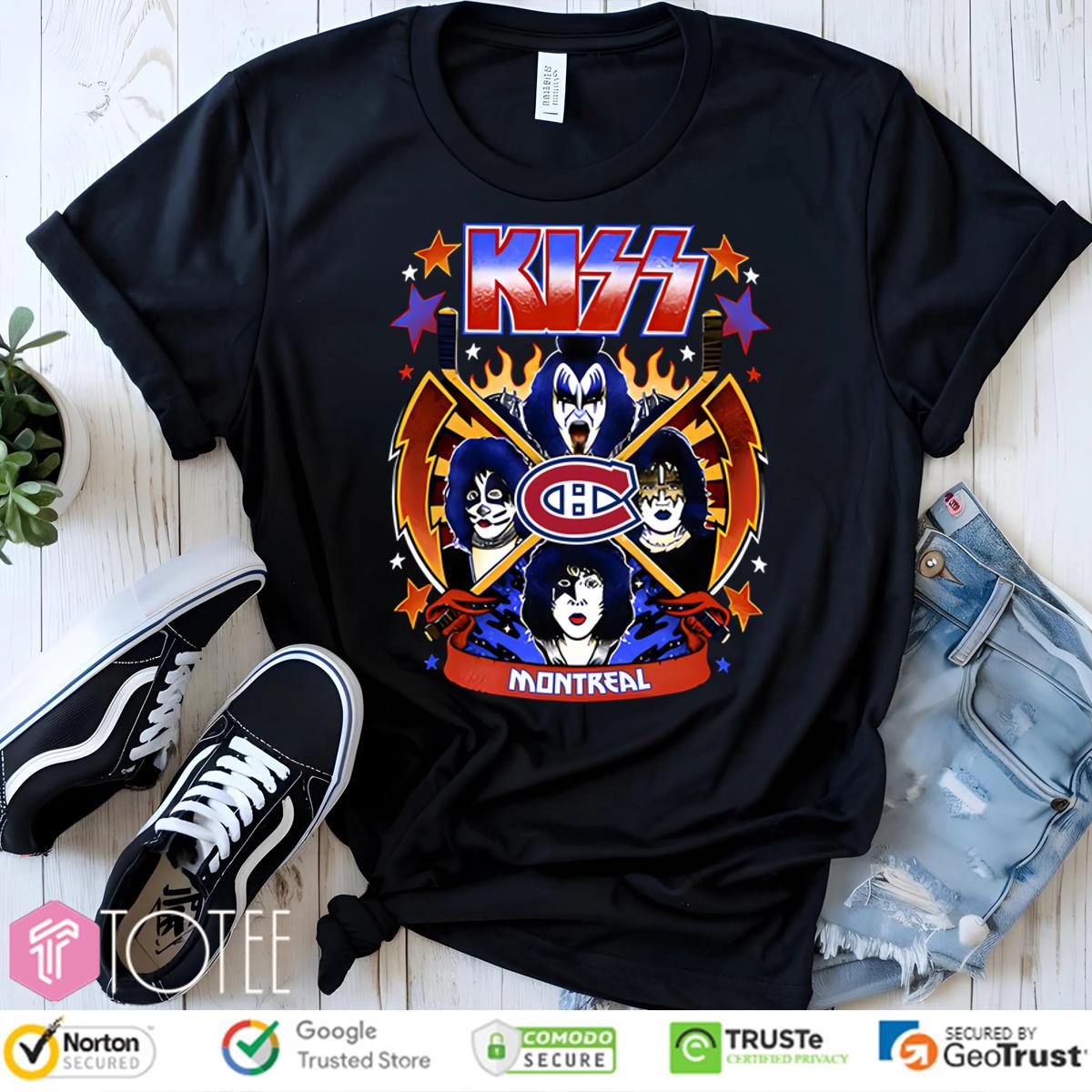 Kiss Band Montreal Canadiens Parody Bohemian Rhapsody T-Shirt