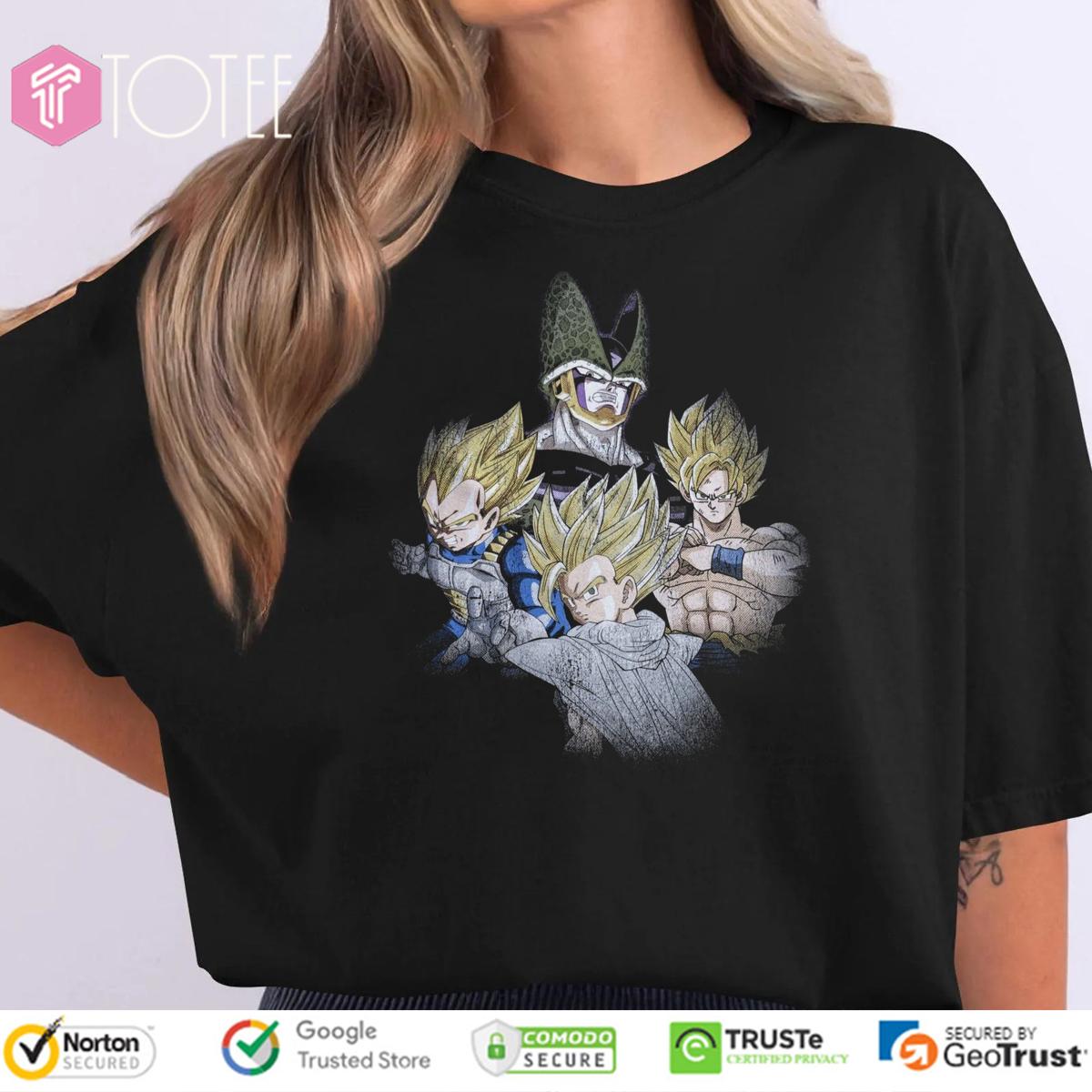Dragon Ball Z Goku Cell Vegeta Gohan Parody Bohemian Rhapsody T-Shirt