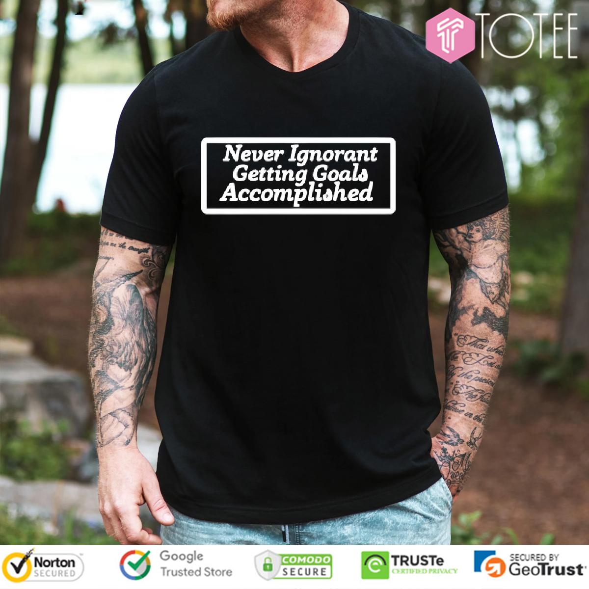 Charleston White's GIGA Shirt: Achieve Goals, Be Fearless Today