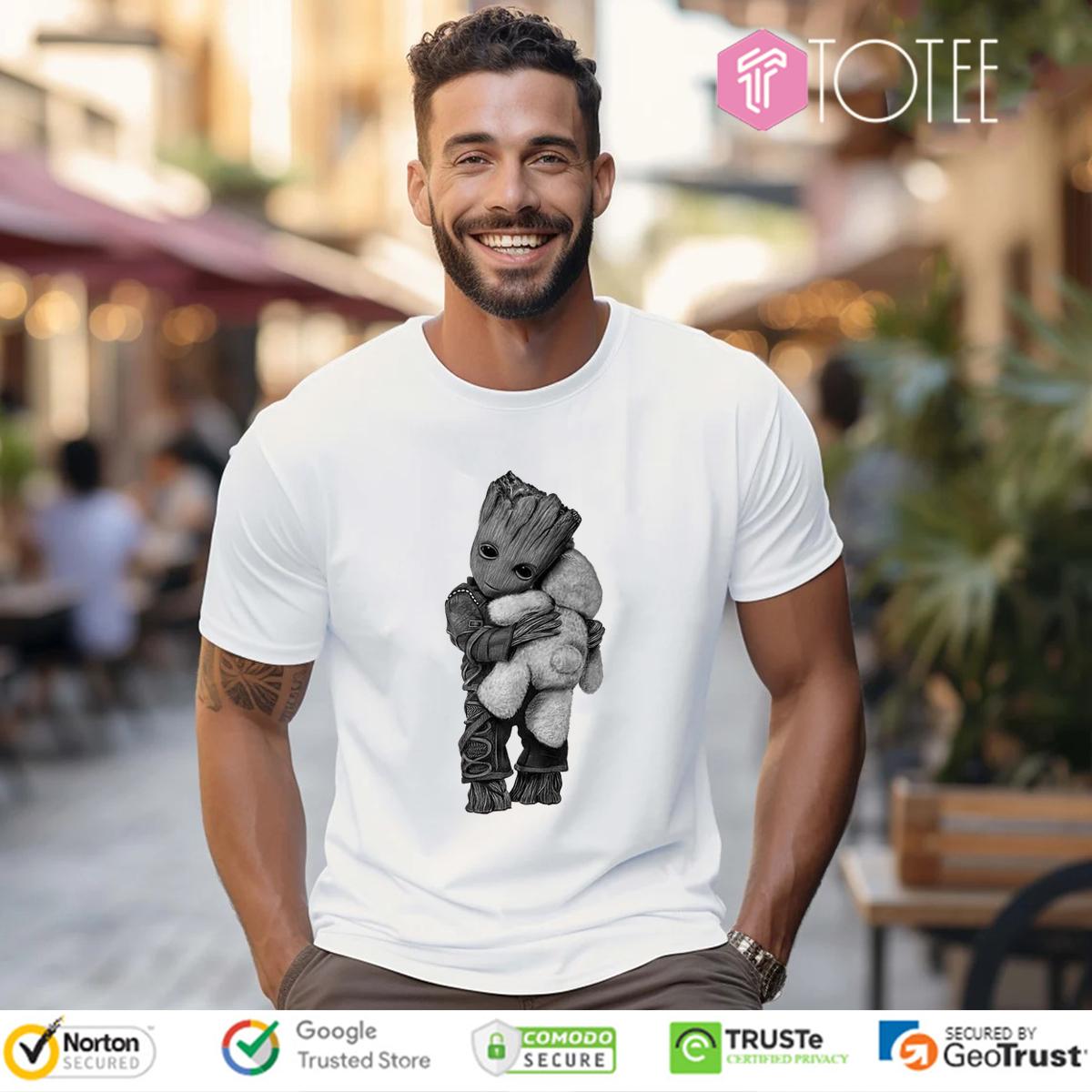 Baby Groot Hug Teddy Bear Shirt 