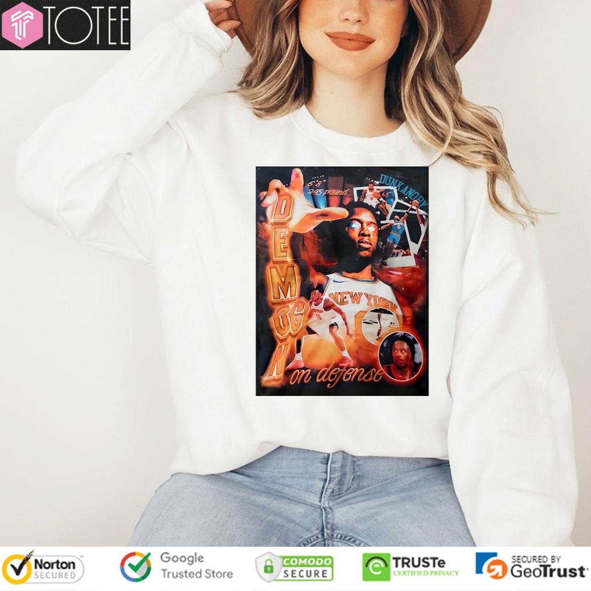 Demon On Defense Og Anunoby New York Knicks Vintage Graphic sweatshirt