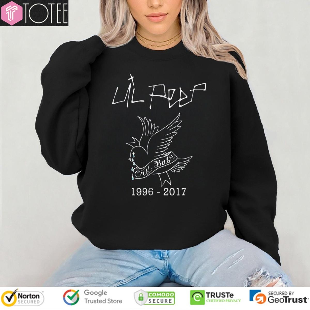 Lil Peep Rapper Crybaby Hellboy sweatshirt